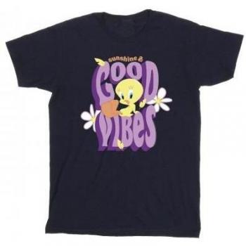 Looney Tunes Girls Tweeday Sunshine & Good Vibes Cotton T-Shirt