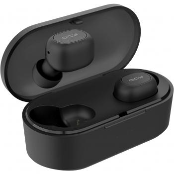 QCY T9 Bluetooth-Kopfhörer 5.0 Sport In-Ear kabellos TWS mit Case, 20 Stunden Akkulaufzeit, HiFi für Apple iPhone Samsung Huawei, Wasserdicht und Mikrofon (Grün)