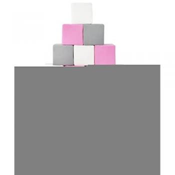 Set Pyramide – 45 blocs grands (blanc, rose, gris)