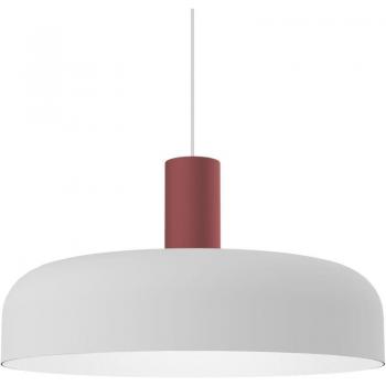 Nadir Sospensione 42W E27 in Metallo – Colore Bianco Opaco e Blu Mediterraneo (D.40