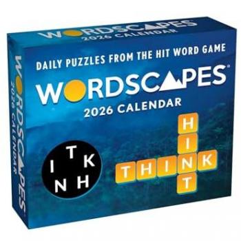 Wordscapes Desk Calendar 2026