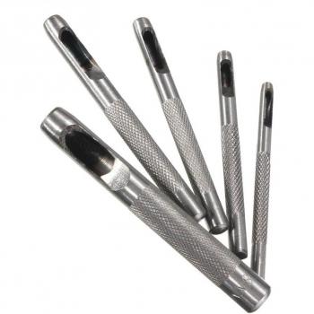 Set de 5 Perforadoras de Cinturón 3‑8 mm