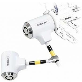 Câble anti-vol Twin Mobilis 1,8 m Blanc