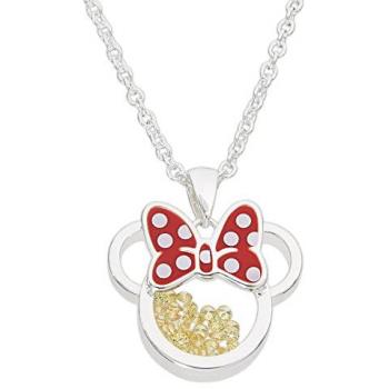 Collier d’Étoile de Minnie's – Laiton Argenté, Pierre Fluide de Novembre