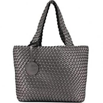 ILSE JACOBSEN HORNBAEK Black Woven Tote