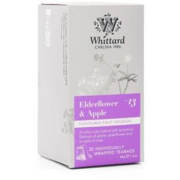 Elderflower & Apple Tea Bags by Whittard, 20 pcs