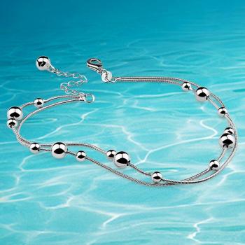 Women's Sterling Silver Foot Jewelry Anklet