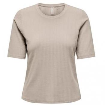 T-shirt Only Play Séries ONPSEREN Beige