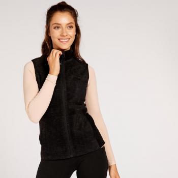 Gilet Donna Pile Nero M Up Basic