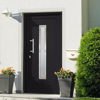 VidaXL Porte principale anthracite 98x190 cm