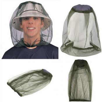 Écharpe anti-moustique avec filet en tissu