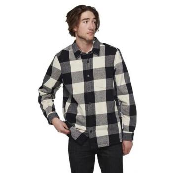 Ropa Casual Mensual: Camisa Black Diamond Off-White Plaid