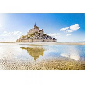 Peinture Imprimée HD Mont-Saint-Michel 65x97 cm