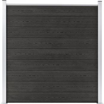 Paroi Verte VidaXL WPC 180 × 186 cm – Gris