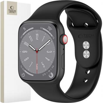 Tech-Protect Silicone Strap for Apple Watch – 40mm/41mm/42mm, Black