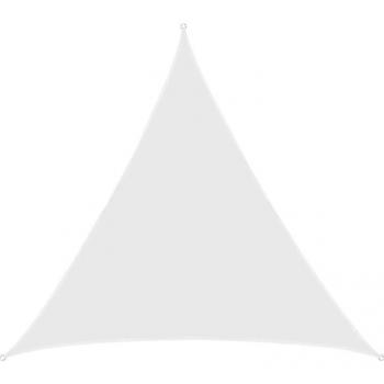 Toldo Parasol Triangular para Patio (Blanco)