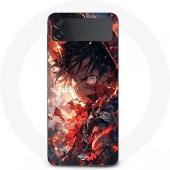 Manga One Piece Luffy Fury Shell for Samsung Galaxy Z Flip4
