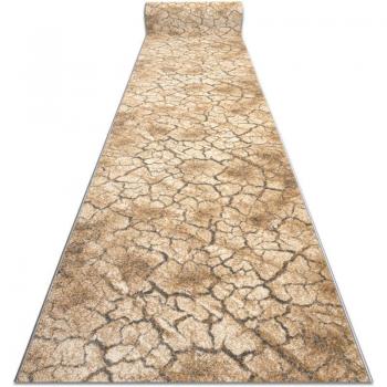 Grey Caramel Runner Rug 120x370