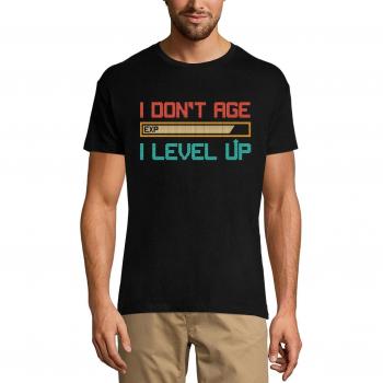 XS Gamer Tee – I Don't Age Level Up – Colore Sabbia Argentea