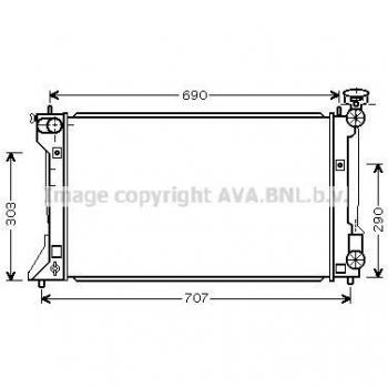 AVA QUALITY COOLING Motorkühler TO2332