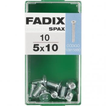 Metrische Flachkopfschrauben M5x10 mm (10 Stück), Hersteller: Fadix