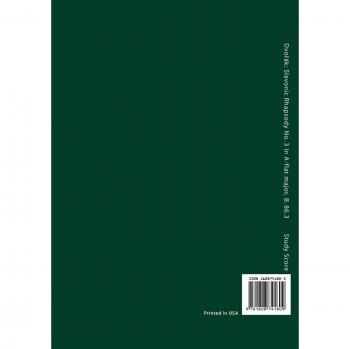 Slavonic Rhapsody in A-flat major, B.86.3: Study score