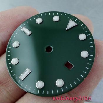 Cadran vert 31,3mm pour mouvements MingZhu 2813 et 4813