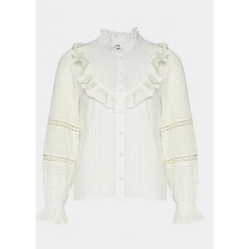 Blusa Regular Fit Écru NAF
