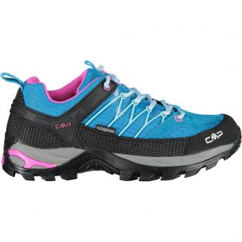 Chaussures de randonnée basses femme CMP Rigel Waterproof bleu clair rose