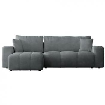Sofá rinconero Comfivo 361 , Muebles ES, Caja de ropa de cama, Función de descanso, 244 x 82 x 145cm