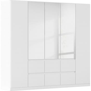 RAUCH Spiral-Drehtürenschrank „Garderoben-Mainz“ – Holzwerkstoff, weiß