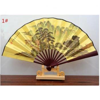 Fan de Decoración Hípica: Ventilador de Tela Plegable QLY9581