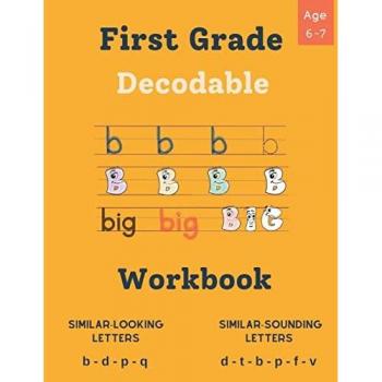 Decodable Workbook for Kids Ages 6