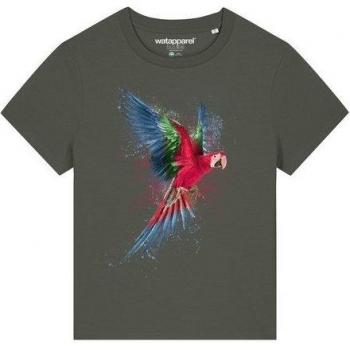 Watapparel T-Shirt für Frauen mit Papagei