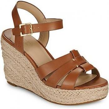 Ralph Lauren Alpargata Sofía: cuña, cuero y pulsera