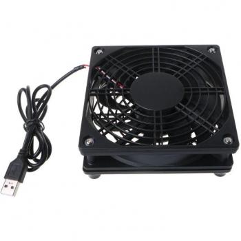 Wireless 120mm Router Fan with Steel Net