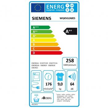 Séchage Compact 9 Kg – Siemens iQ500 WQ45G2A0ES