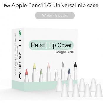 8PCS Silicone Tip Skin for Apple Pencil 1 & 2