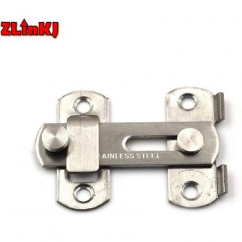 Stainless Steel Latch Bolt Slide Lock for Home Security with Screws 20x50x70mm