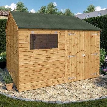 Mercia 10' x 10' Shiplap Reverse Apex Garden Shed
