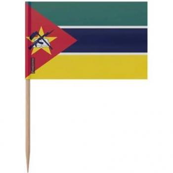 Cure-dents Drapeau du Mozambique 100 pièces