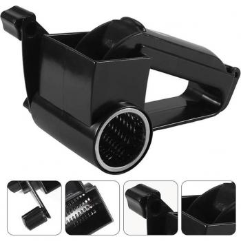 Rotary Cheese Grater and Slicer Black