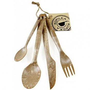 Kupilka 4-teiliges Besteckset Braun