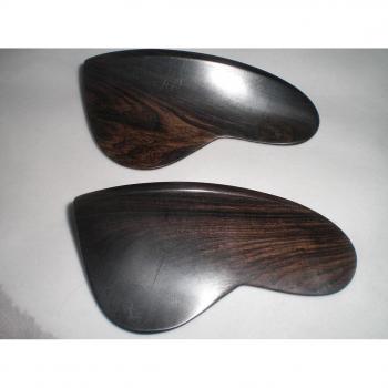 Ebony Chin Rest for 4/4 Violin No Holes