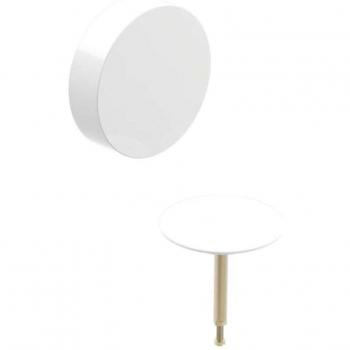 Finition de vidange de baignoire Geberit – Commande rotative D52, blanc alpin