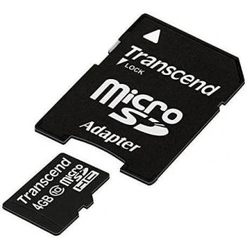 TS4GUSDHC10 memoria flash 4 GB MicroSDHC NAND Clase 10, Tarjeta de memoria