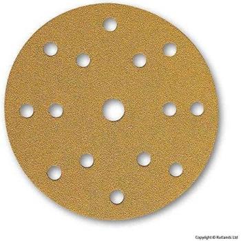 Mirka Gold Disques abrasifs Ø 150 mm 15 trous P180