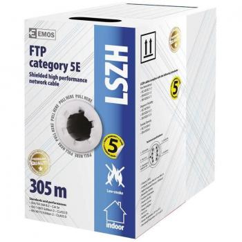 Emos 305 m Cavo Rete FTP CAT 5E LSZH