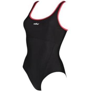 Sporti France Aquatics Black/Pink One‑Piece Swimmer – Women 42‑44