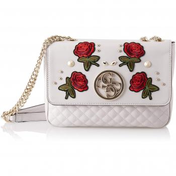 Guess Ryann Lux Borsa a Tracolla Rosa 28x19.5x5 cm